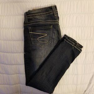 Seven7 dark was skinny stretch jeans, size 28